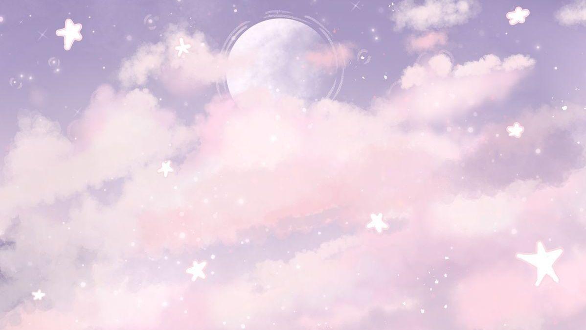 1198x674 Cute Pastel Moon hình nền (Trang 5)