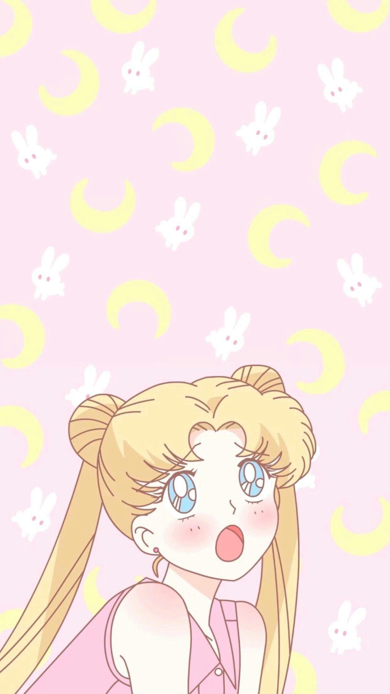 1242x2208 Pastel Sailor Moon Wallpaper Phone