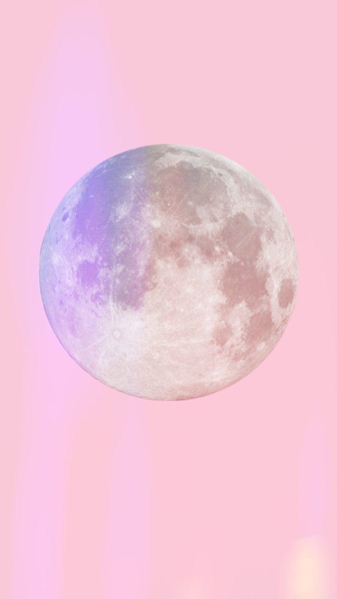 1080x1920 Moonshine.  Hình nền mặt trăng hồng, Mặt trăng hồng, Hình nền dễ thương