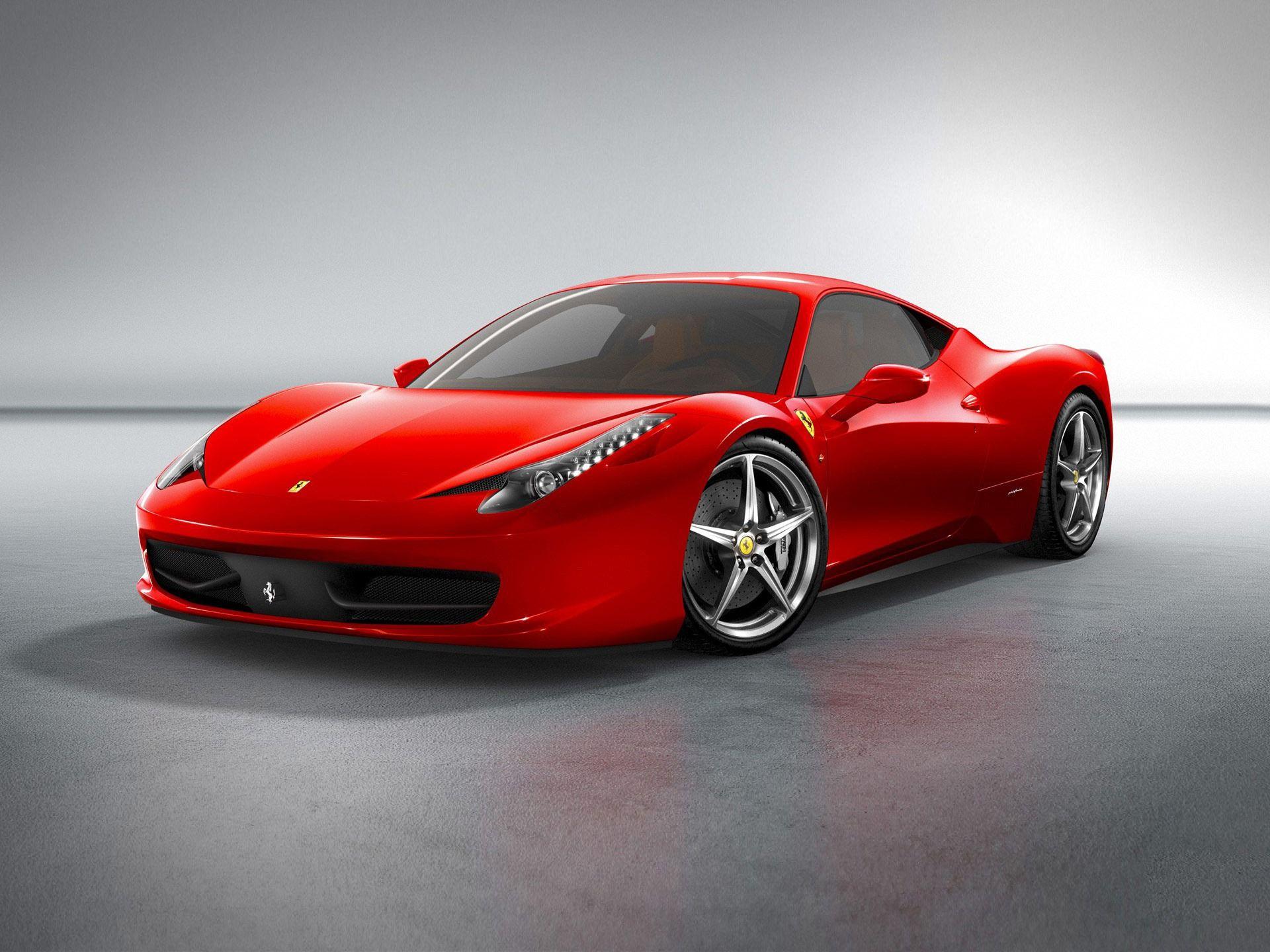 1920x1440 Red Ferrari Sports Car Wallpaper