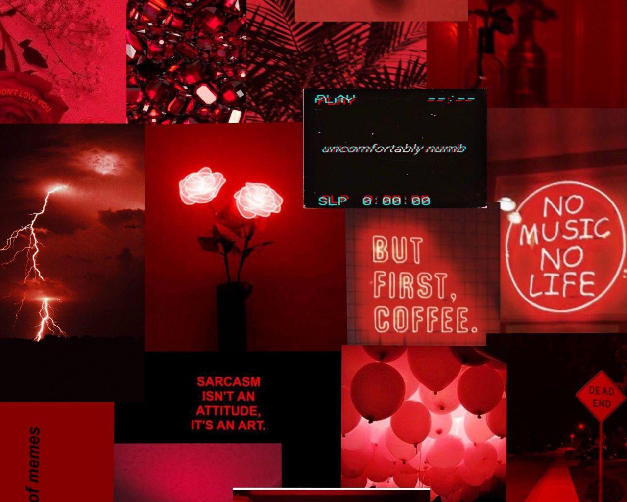 Red Desktop Aesthetic Wallpapers Top Free Red Desktop Aesthetic Backgrounds Wallpaperaccess