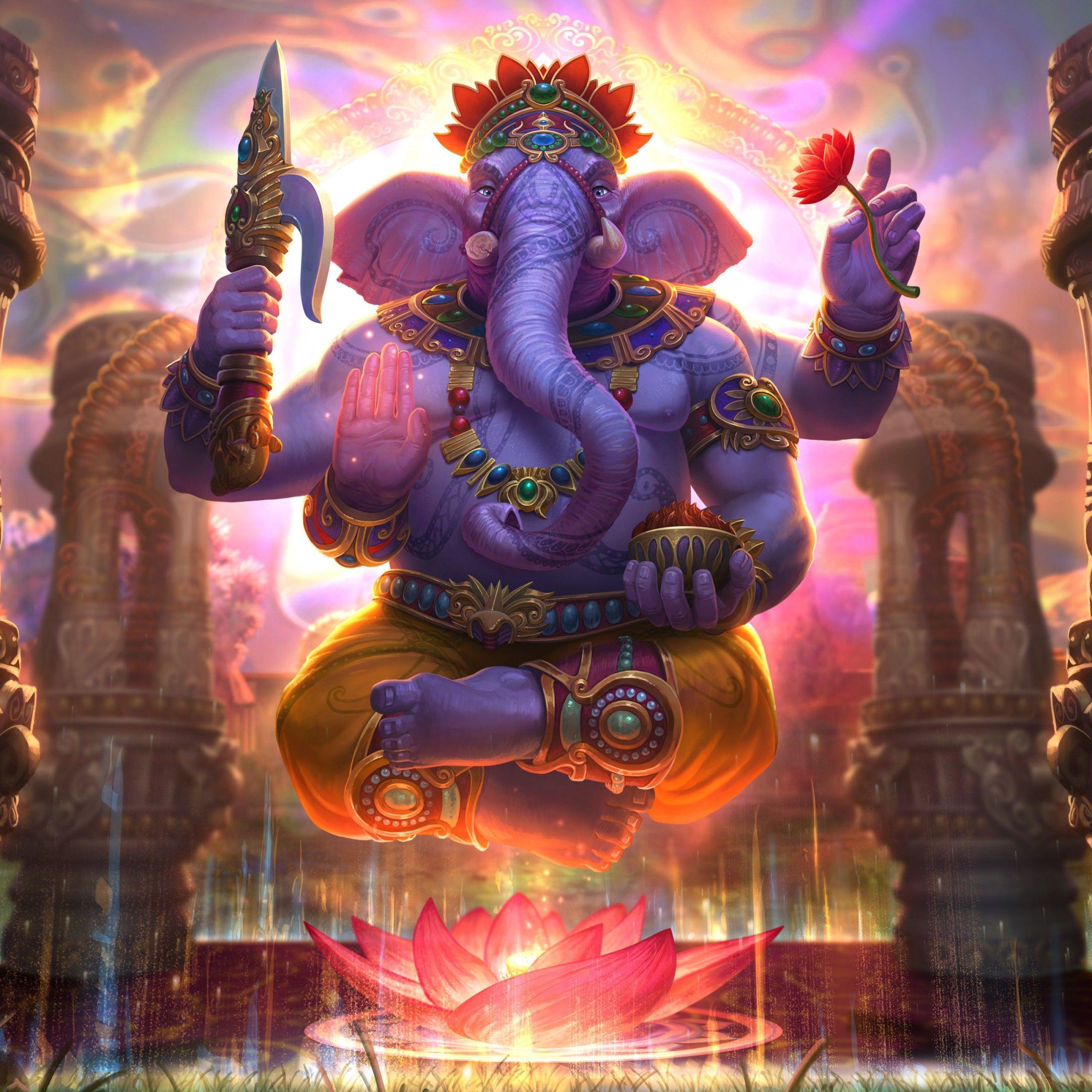 2560x2560 God 4k Wallpaper