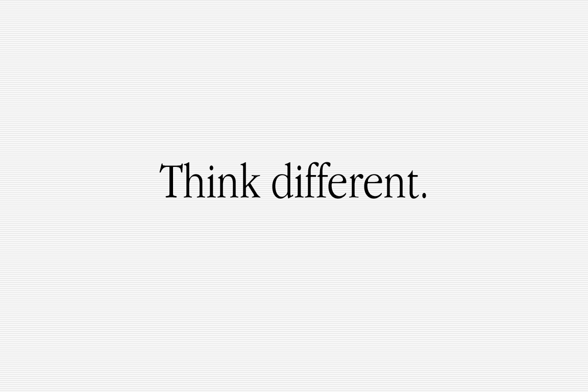1152x768 Think Different Apple Wallpaper