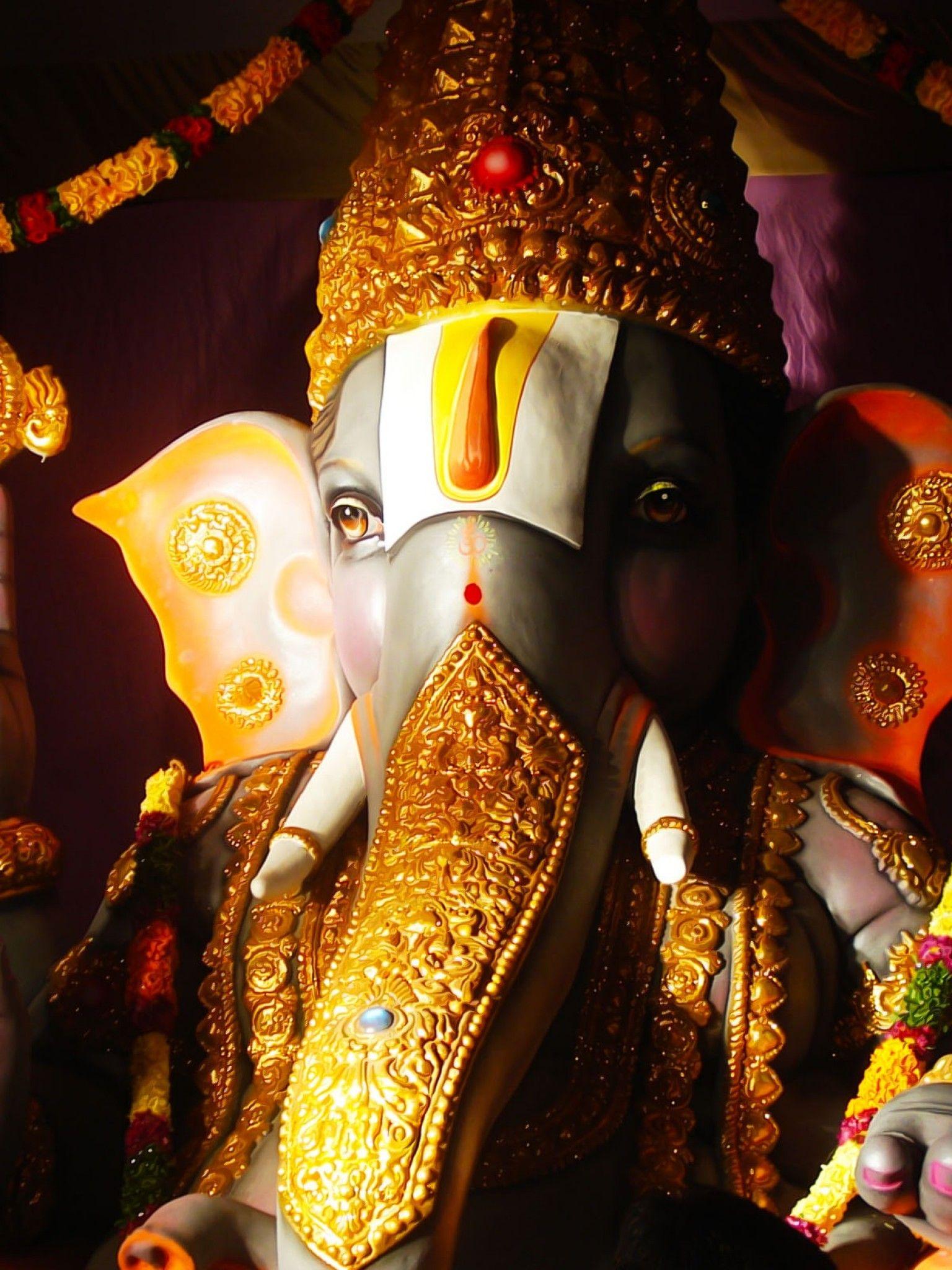 1536x2048 Lord Ganesh Wallpaper HD