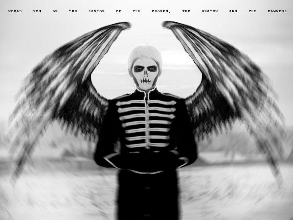 1024x768 My Chemical Romance Wallpaper Black Parade