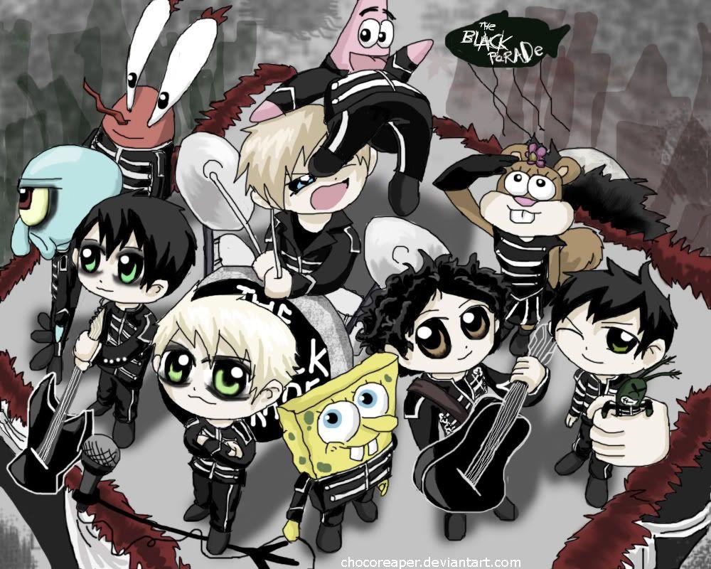 1000x800 My Chemical Romance Anime Wallpaper