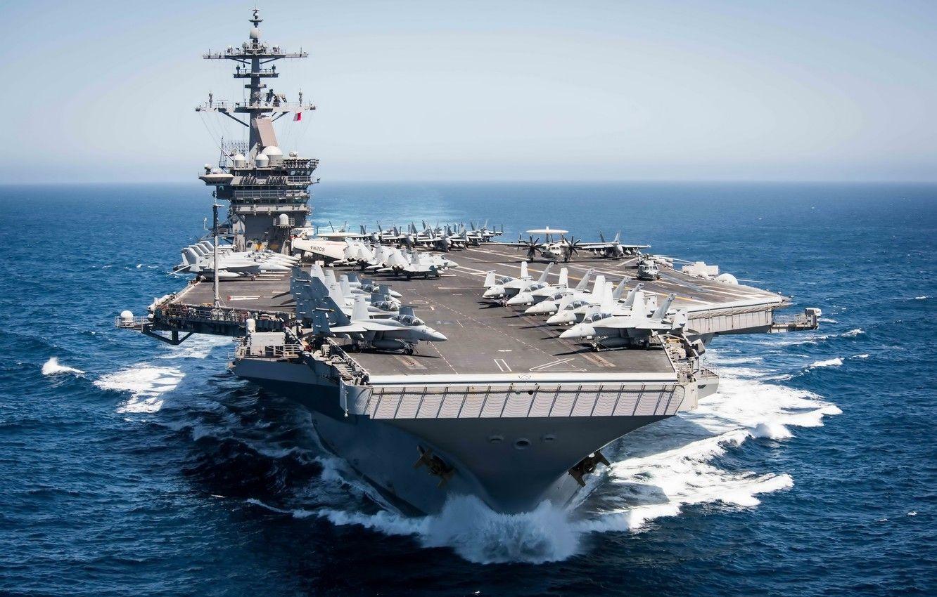 1332x850 Wallpaper aircraft carrier, USS Theodore Roosevelt, CVN - for desktop, section оружие