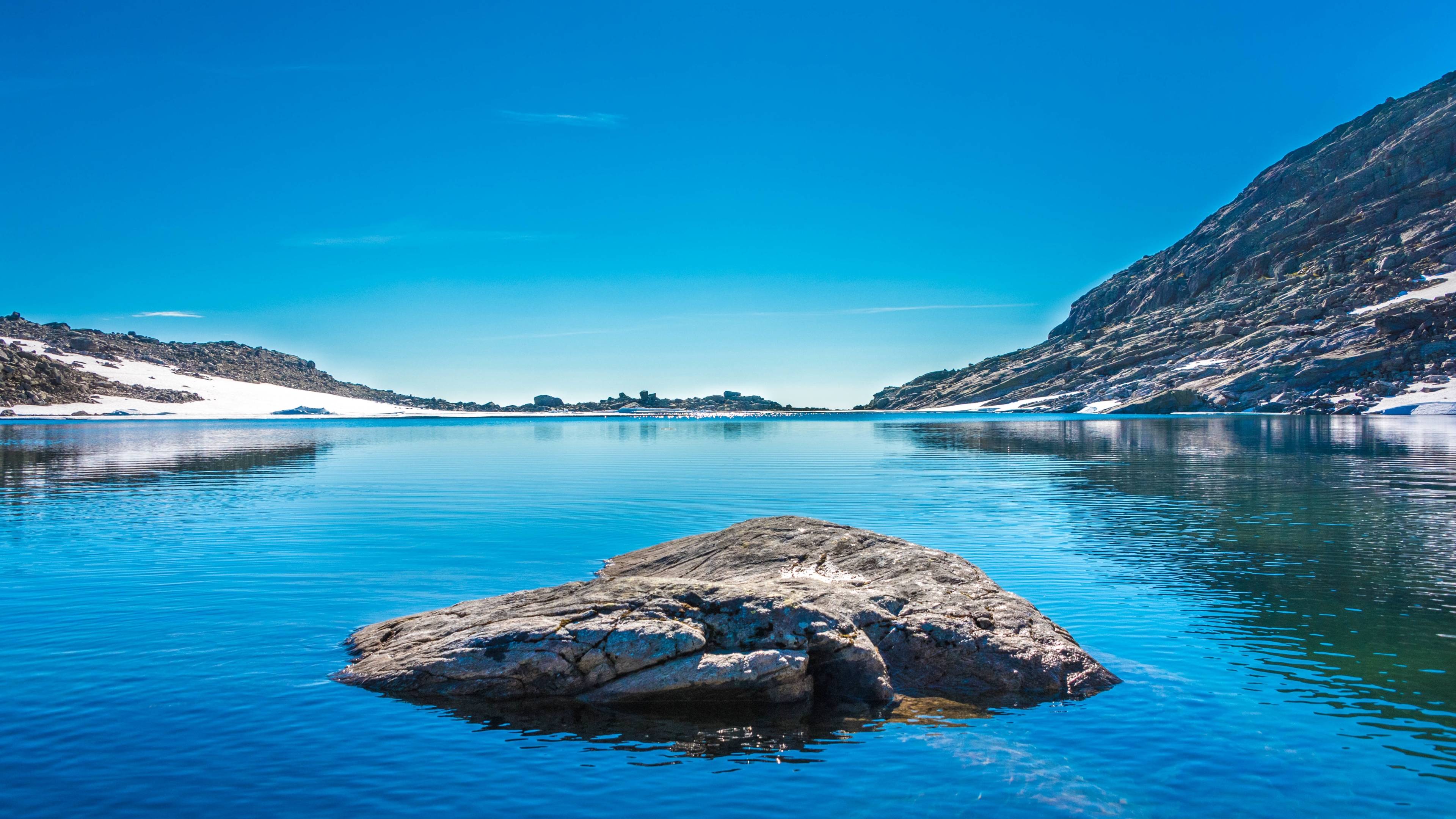 3840x2160 lake, island, mountain 4K Wallpaper, HD Nature 4K Wallpaper, Image, Photo and Background