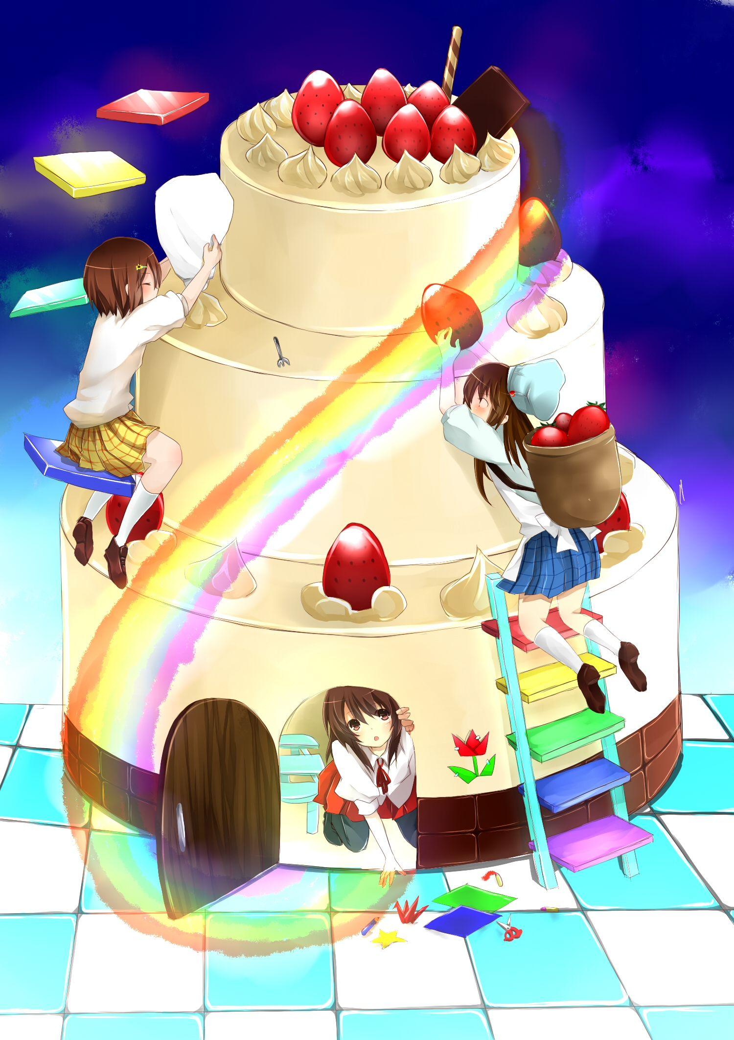 Anime Cake Wallpapers - Top Free Anime Cake Backgrounds - WallpaperAccess