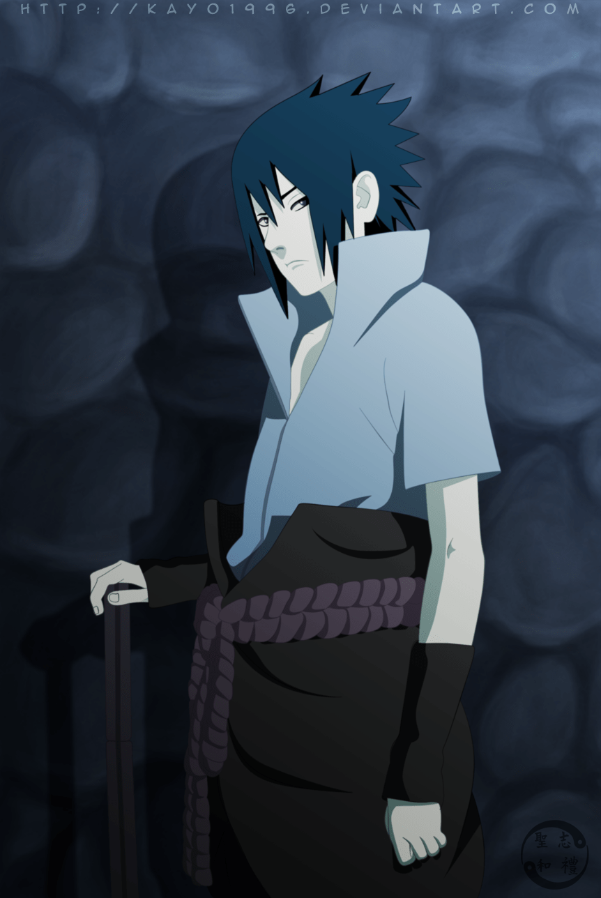 862x1288 Uchiha Sasuke Wallpaper