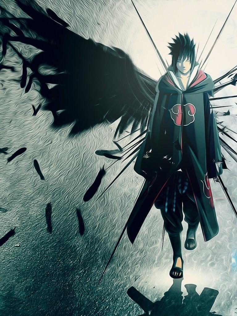 768x1024 Sasuke Uchiha Wallpaper HD for Android