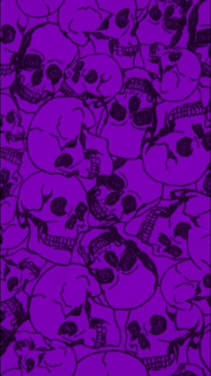 720x1280 Purple Retro Trippy Wallpaper