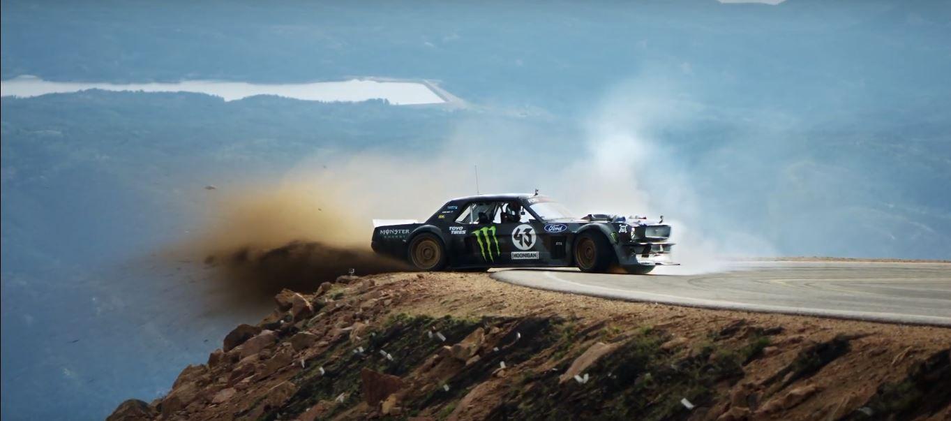 1363x603 Climbkhana: Ken Block Tames Pikes Peak in 400 HP Hoonicorn Mustang, Survives