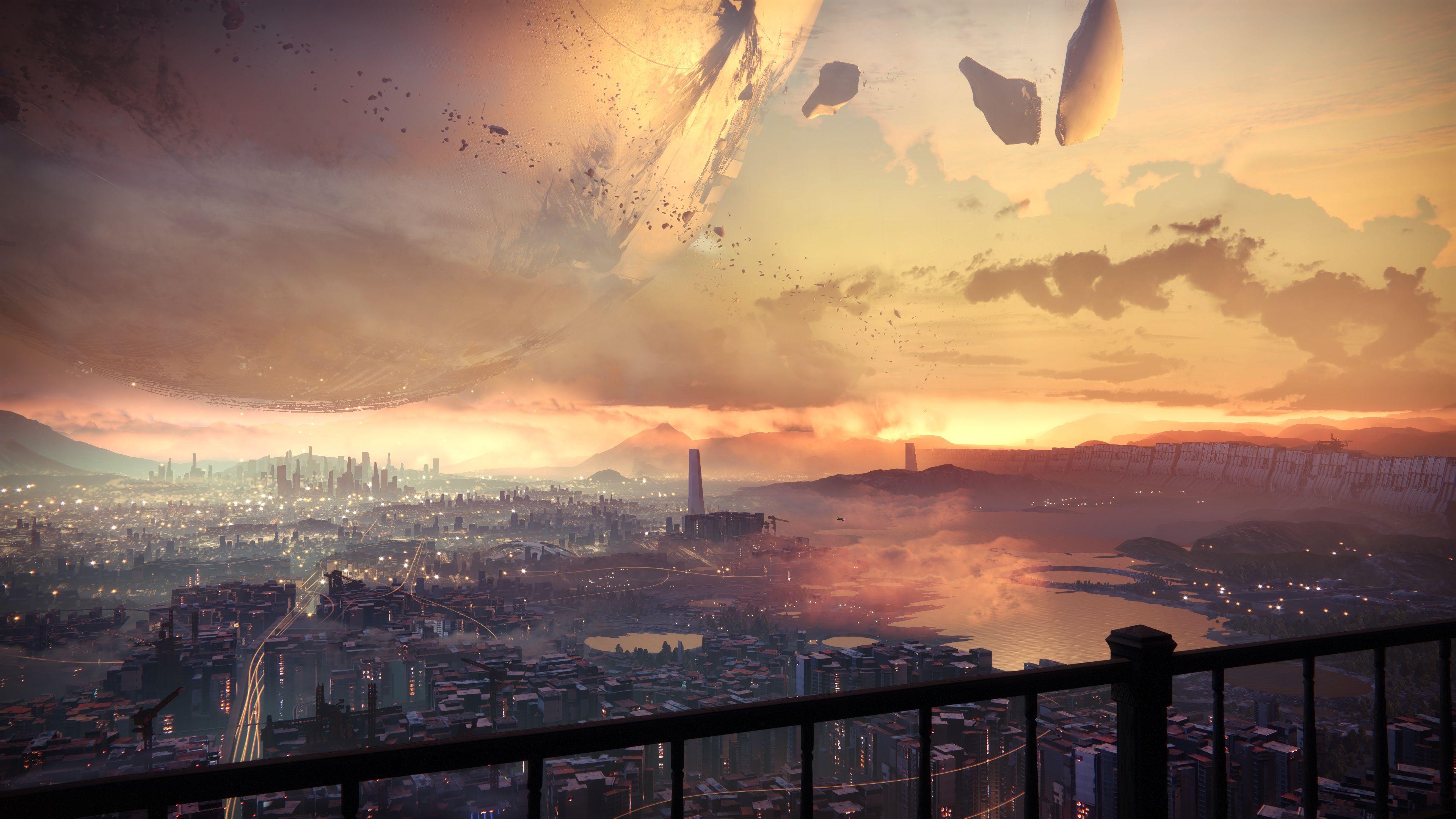 3840x2160 Cityscape Digital Art 4k, HD Artist, 4k Wallpaper, Image, Background, Photo and Picture
