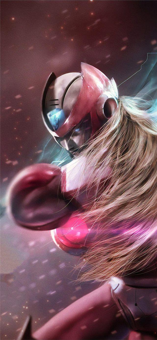 640x1385 megaman x iPhone X Wallpaper Free Download