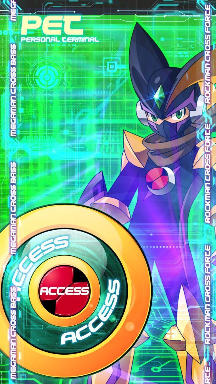 750x1334 Megaman bass cross iPhone wallpaper