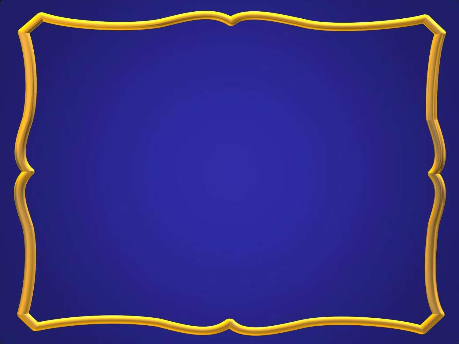 1500x1125 Blue And Gold Wallpaper