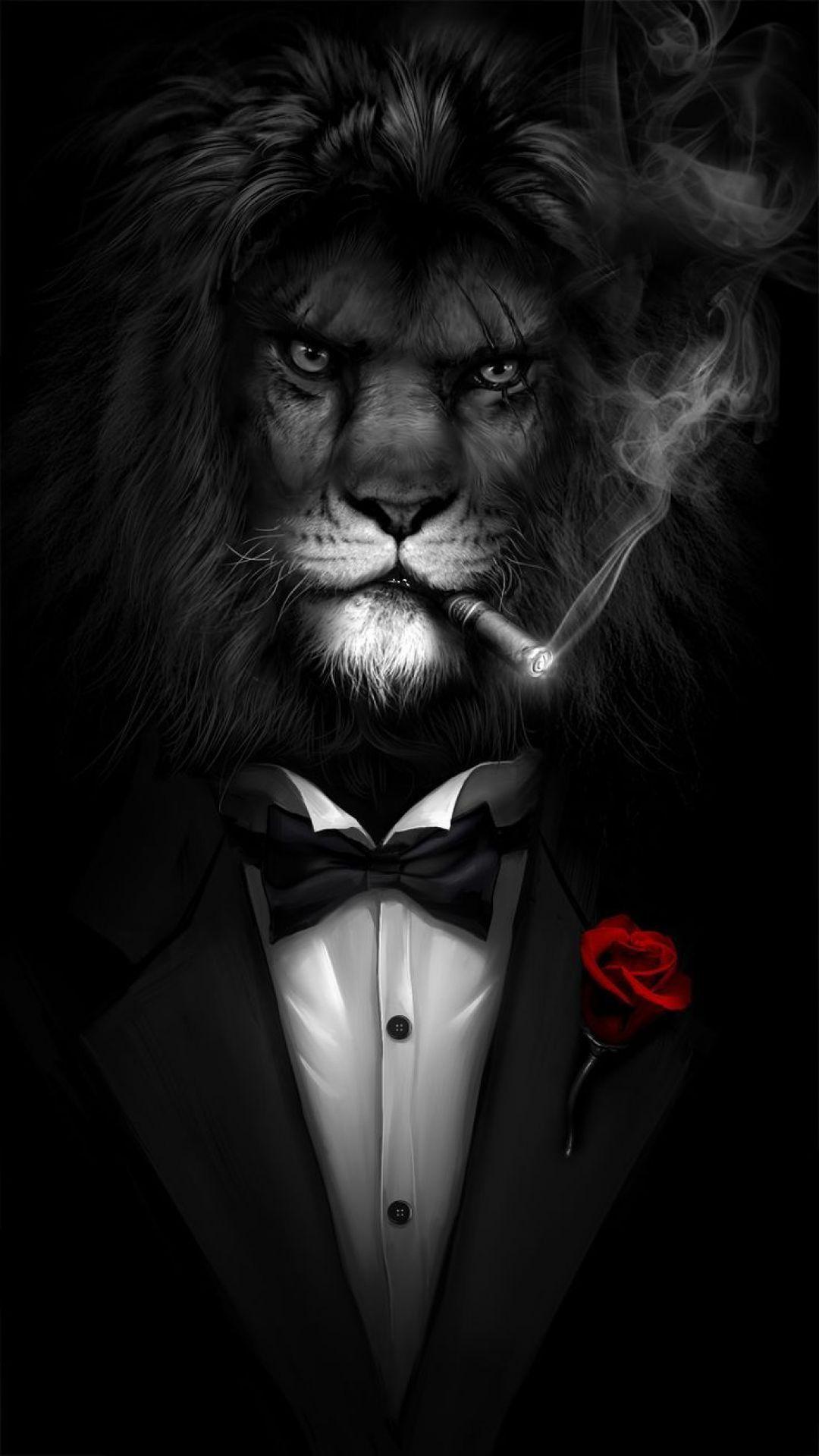 1080x1919 Cool Lion HD Wallpaper 2020