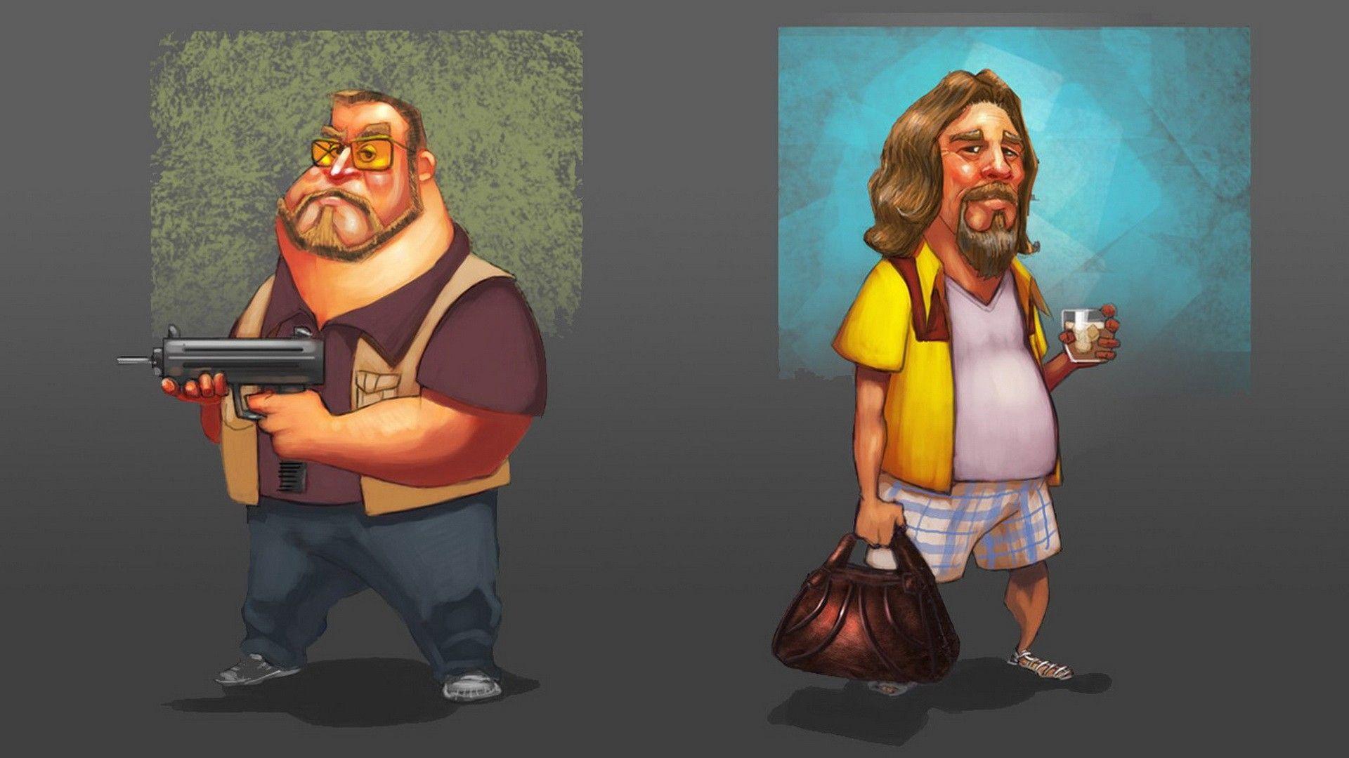 1920x1080 movies, The Dude, The Big Lebowski, Walter Sobchak wallpaper