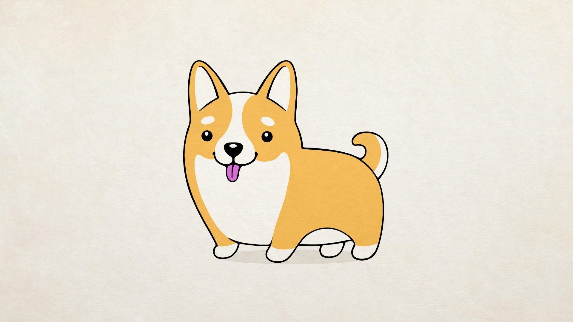 Cartoon Dog Drawing Cute | DRAW IT OUT