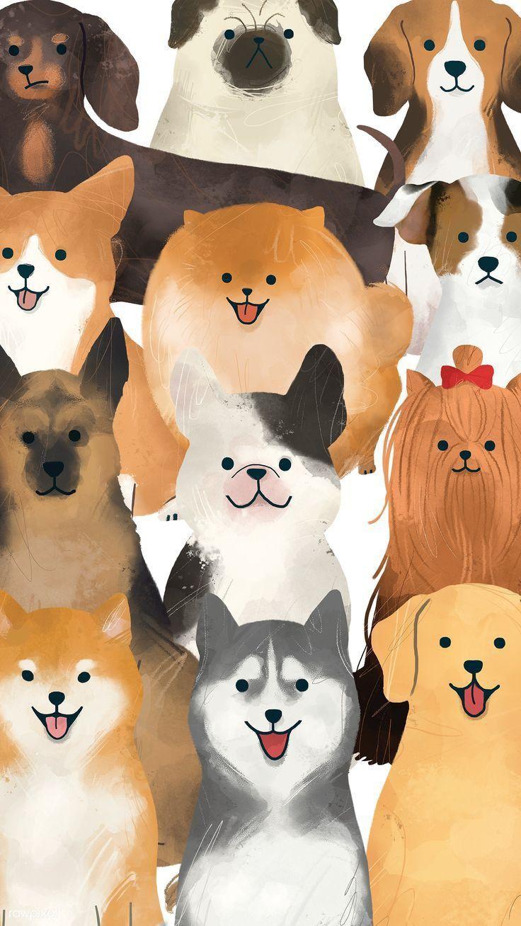 Dog Drawing Wallpapers - Top Free Dog Drawing Backgrounds - Wallpaperaccess