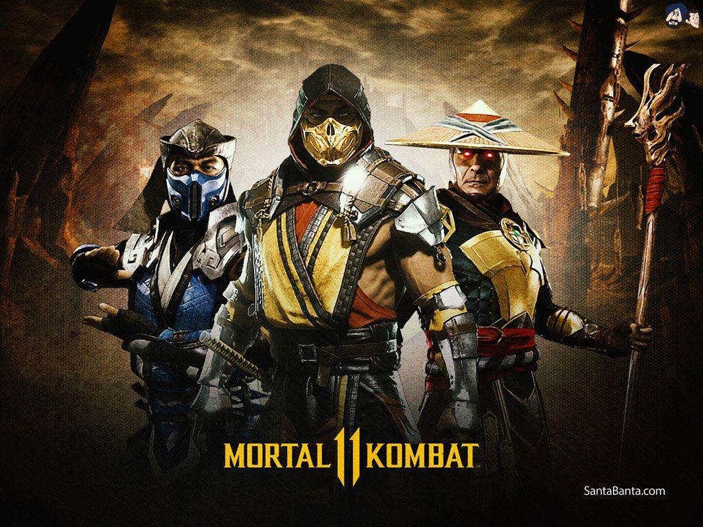 1024x768 Visually stunning poster of Mortal Kombat 11 Aftermath video game