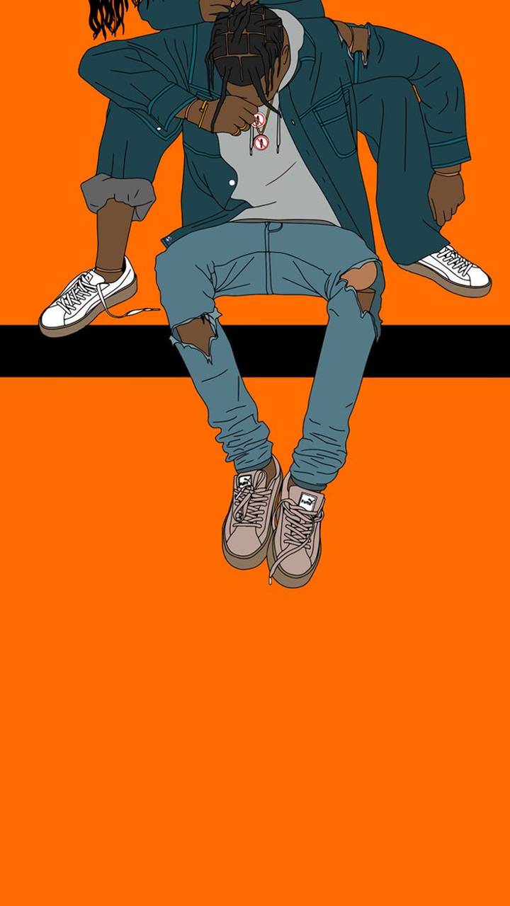 720x1280 Travis Scott Shoes Wallpaper