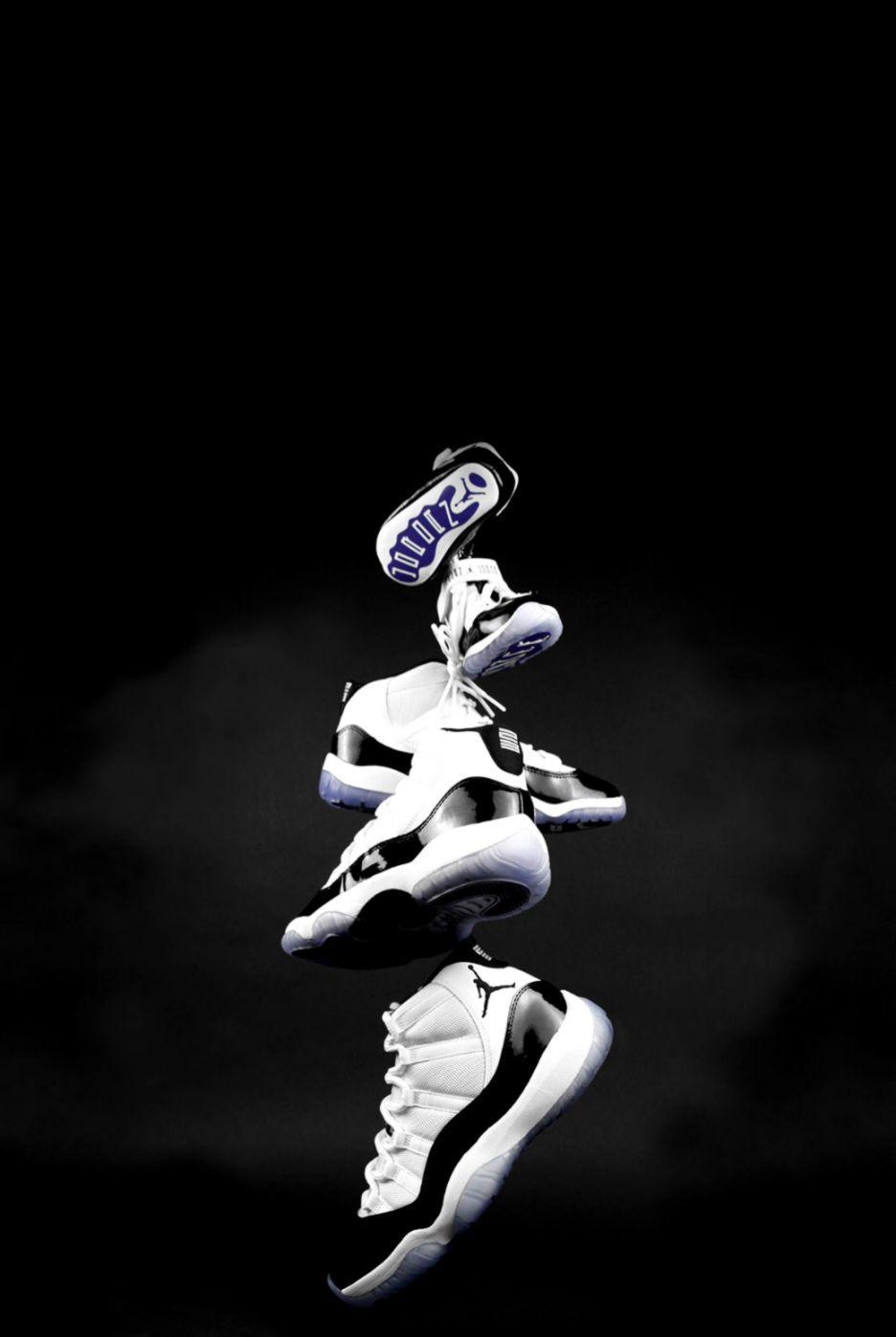 936x1397 Cartoon Jordan Shoes Wallpaper 2020