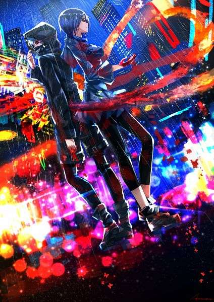 424x600 Love Wallpaper Kaneki And Touka
