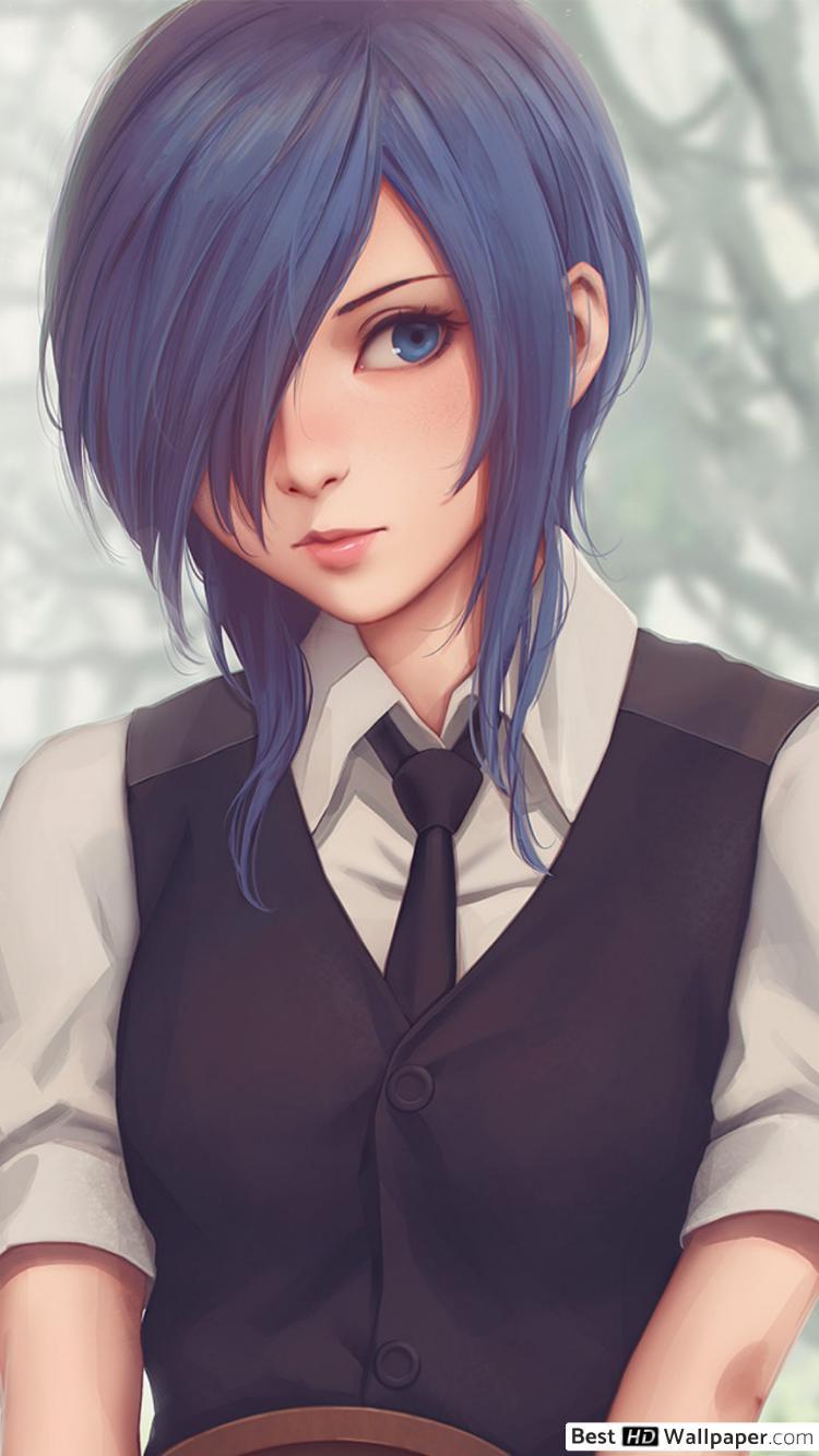 750x1334 Touka Kirishima HD Wallpaper