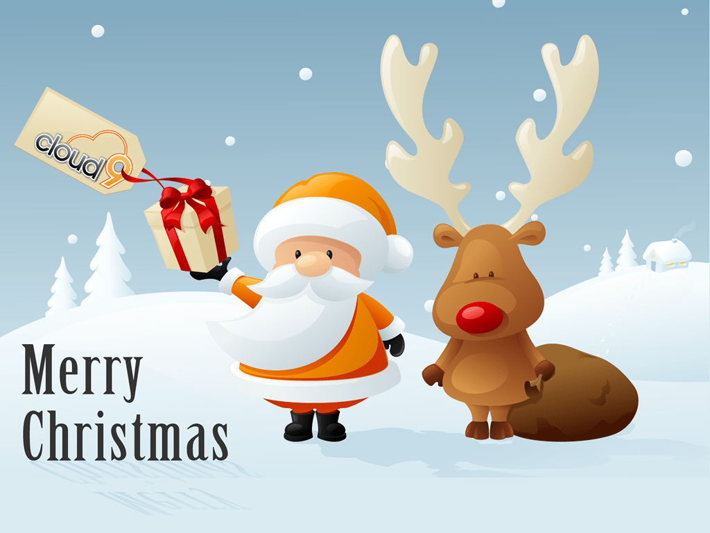 1024x768 Cute Christmas Wallpaper Desktop