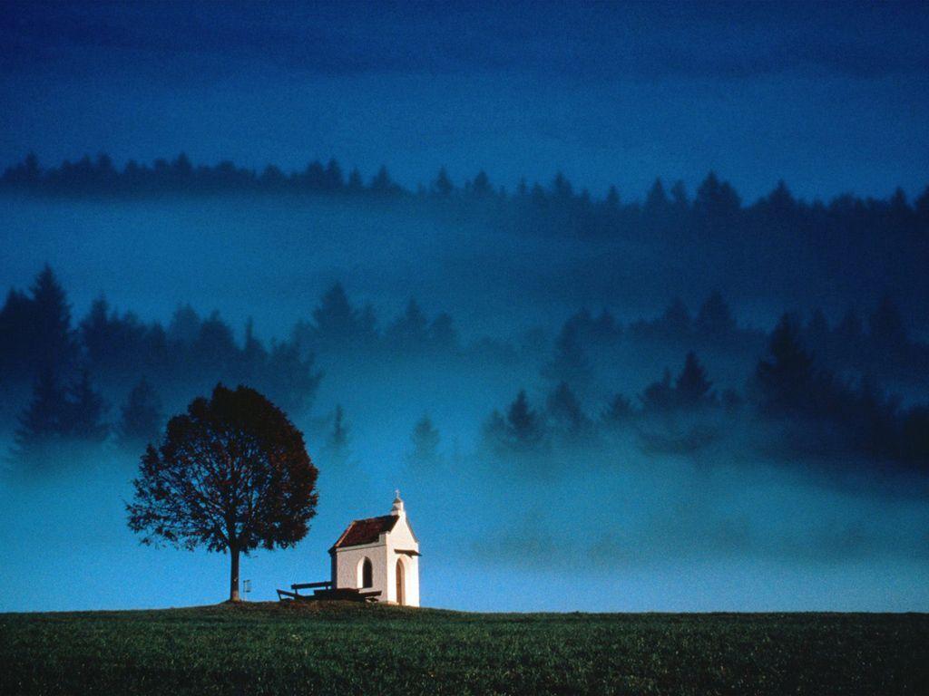 1024x768 Germany Wallpaper: Germany landscape. Germany landscape, Country church, Worship background