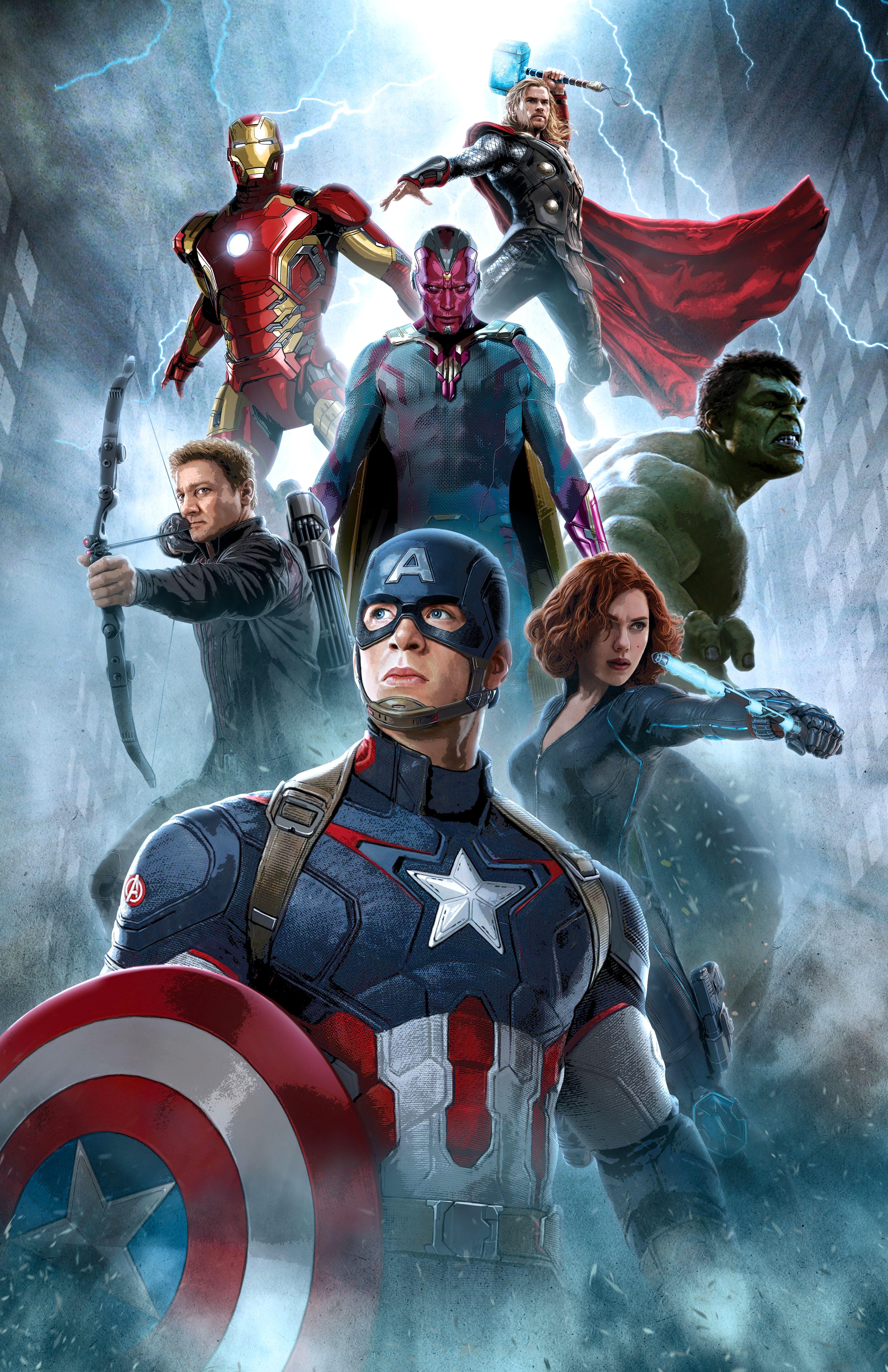 4400x6800 Marvel Phone Background