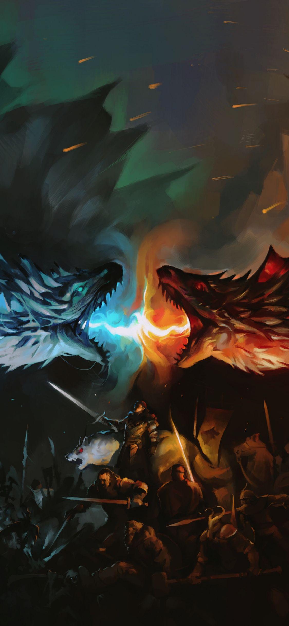 1125x2436 Game Of Thrones, Tv Series, Dragons Of Thrones Dragones HD Wallpaper