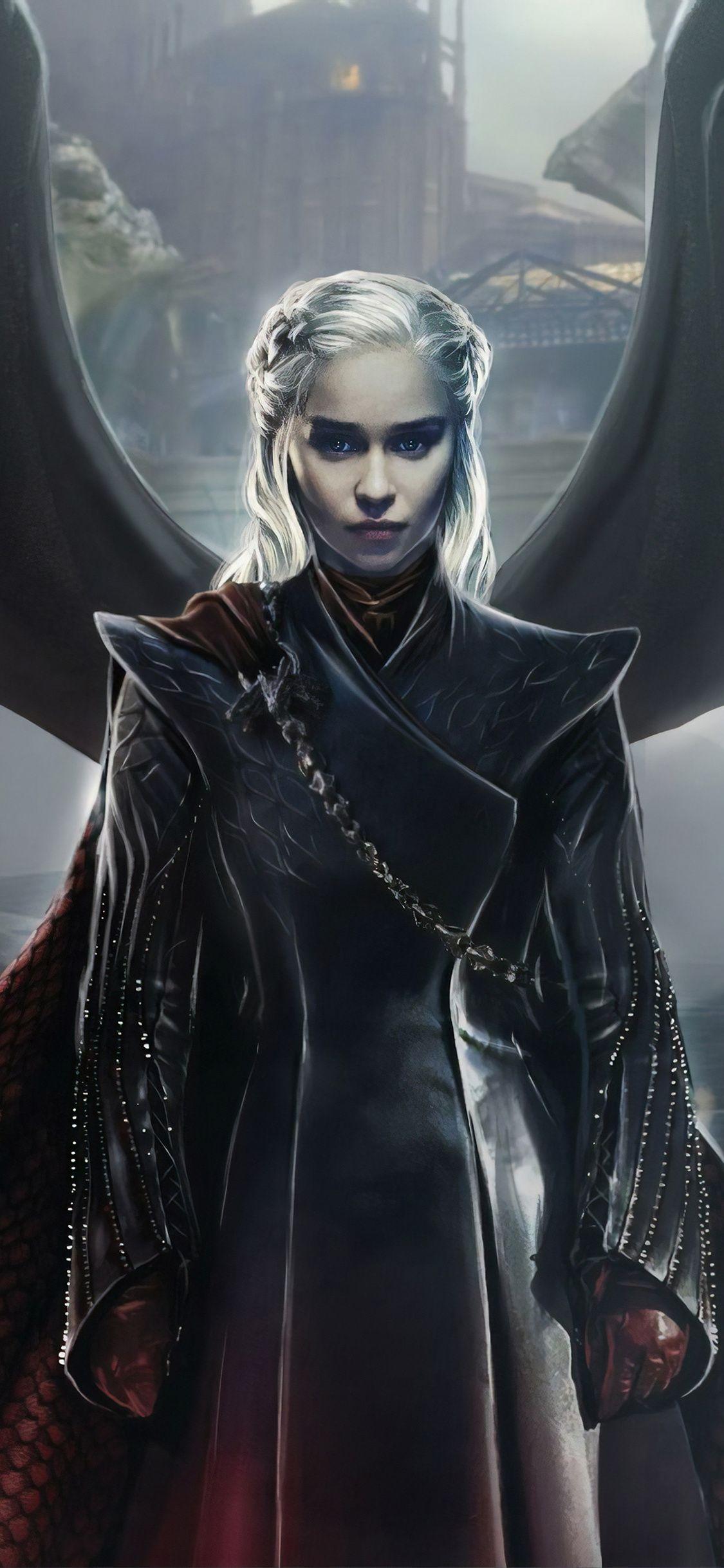 1125x2436 Daenerys Targaryen Game Of Thrones 4k iPhone XS, iPhone iPhone X HD 4k Wallpaper, Image, Background, Photo and Picture