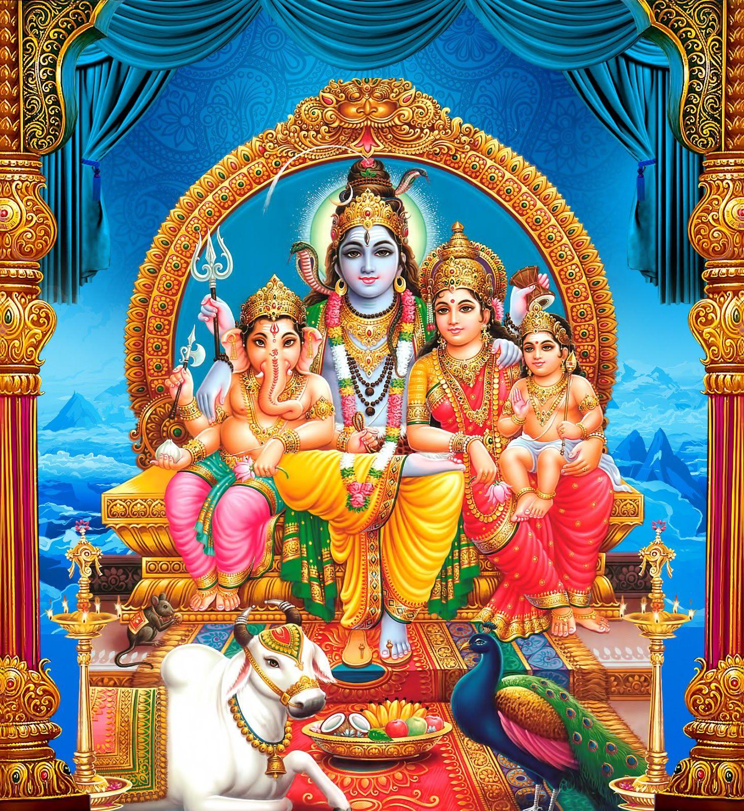 1468x1600 Lord Shiva and Parvati HD .