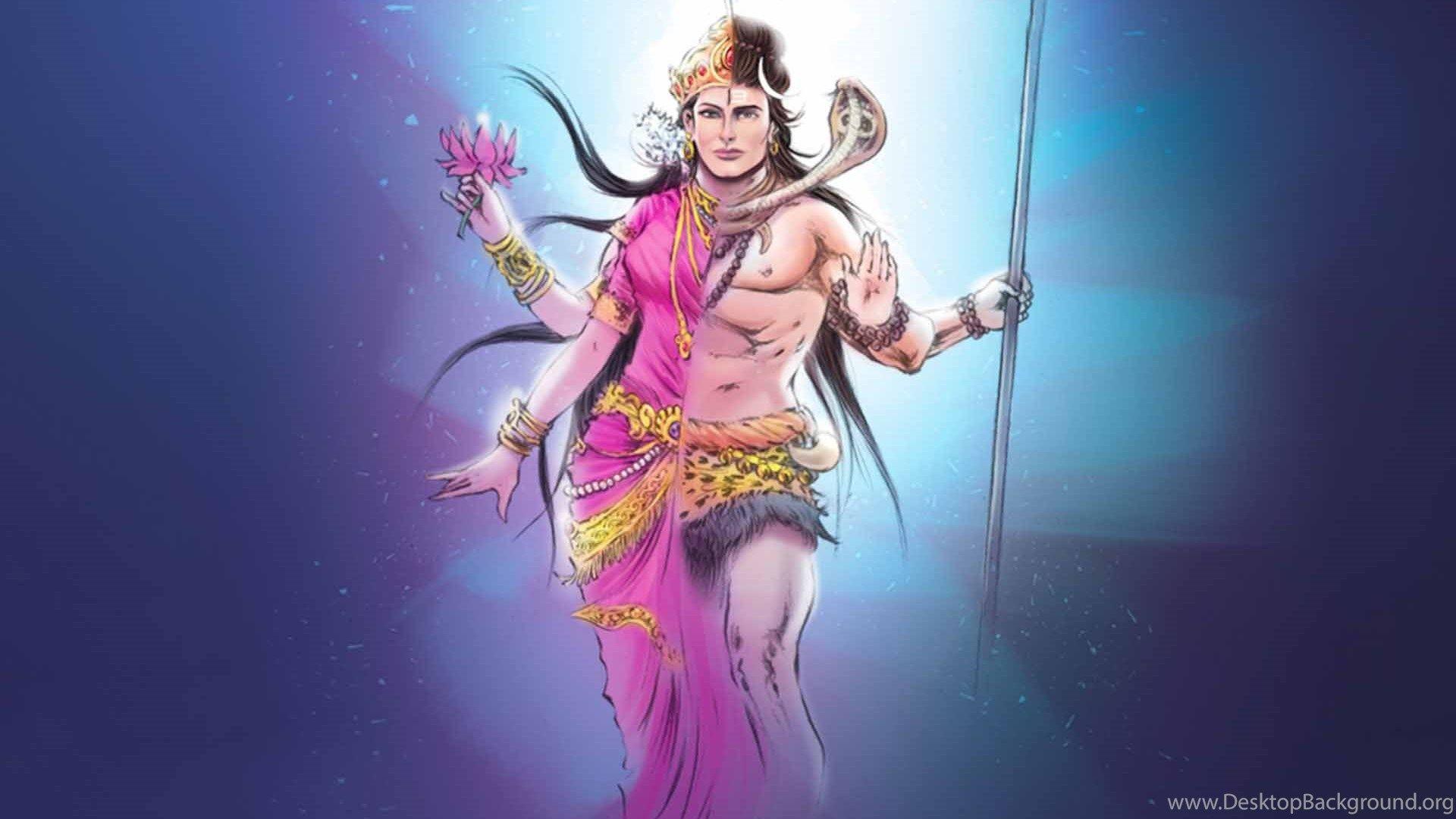 1920x1080 Lord Shiva Parvati Full HD Wallpaper Desktop Background