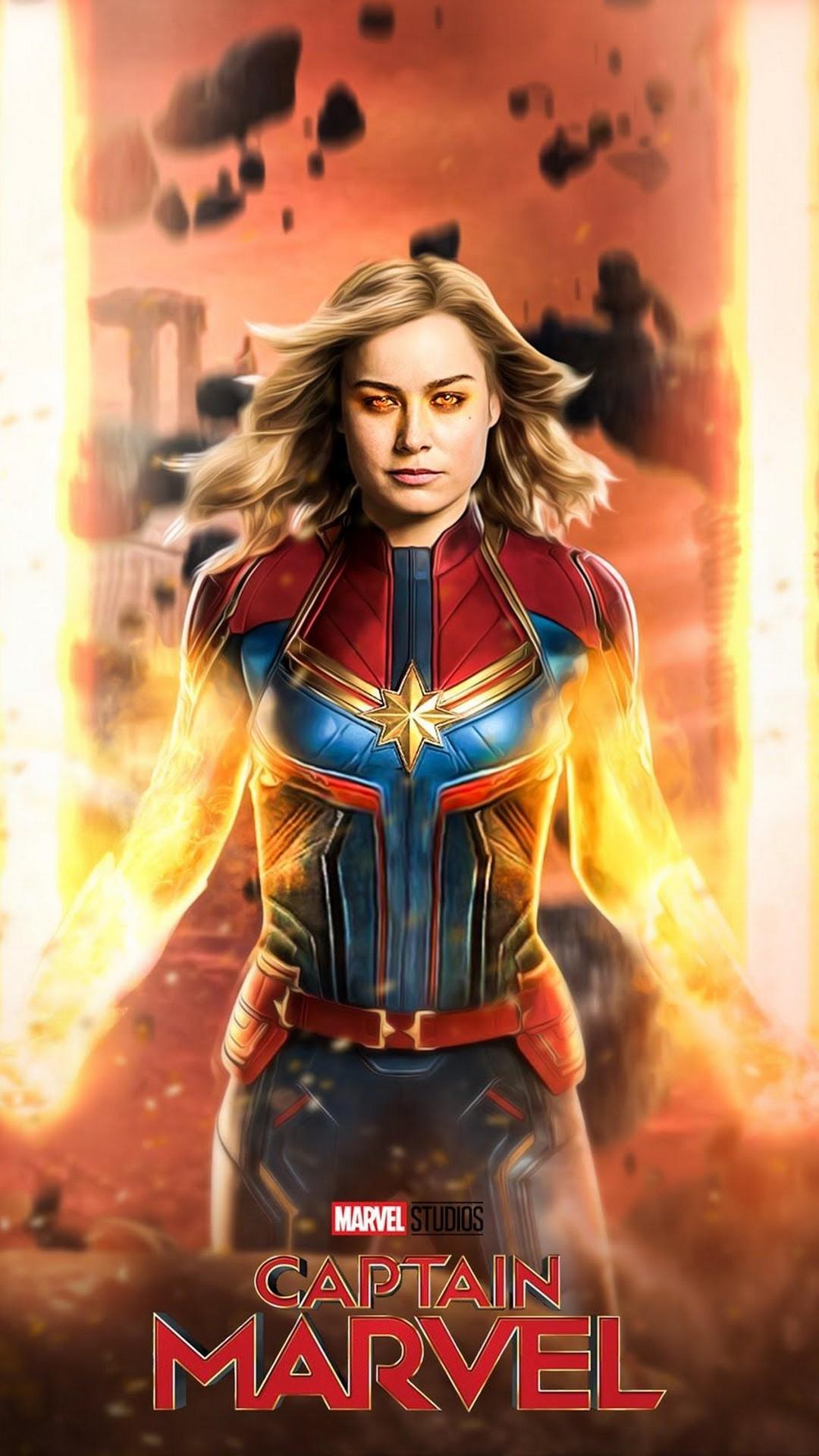 1080x1920 iPhone Captain Marvel Wallpaper