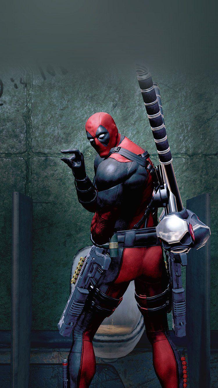750x1334 iPhone wallpaper. deadpool superhero art pee marvel