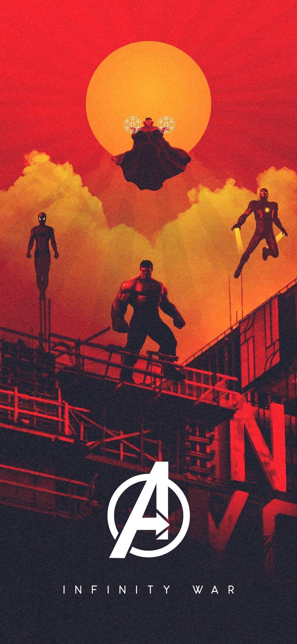 1125x2436 iPhone 4k Marvel Wallpaper