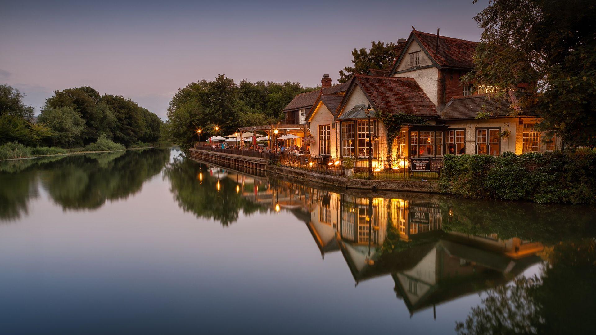 1920x1080 Lake House Wallpaper .