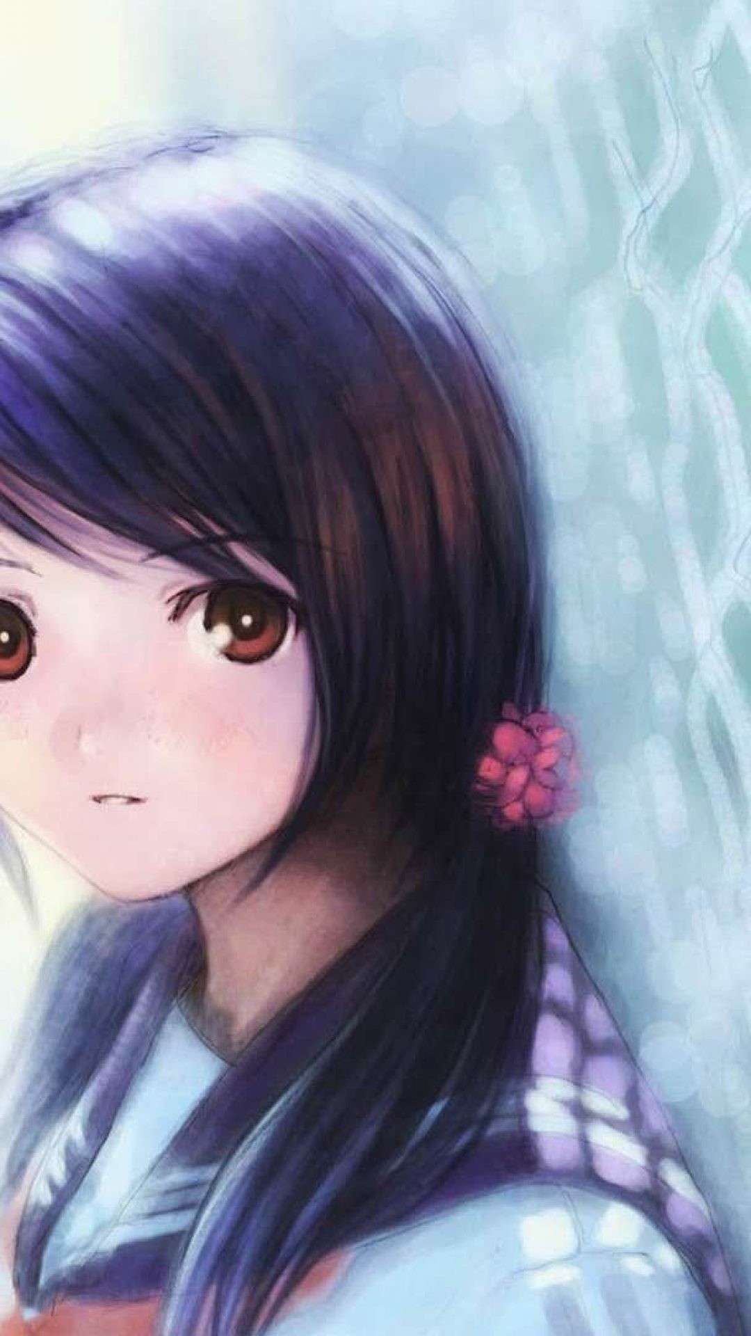 1080x1920 Cute Anime Girl Wallpaper 1920x1080
