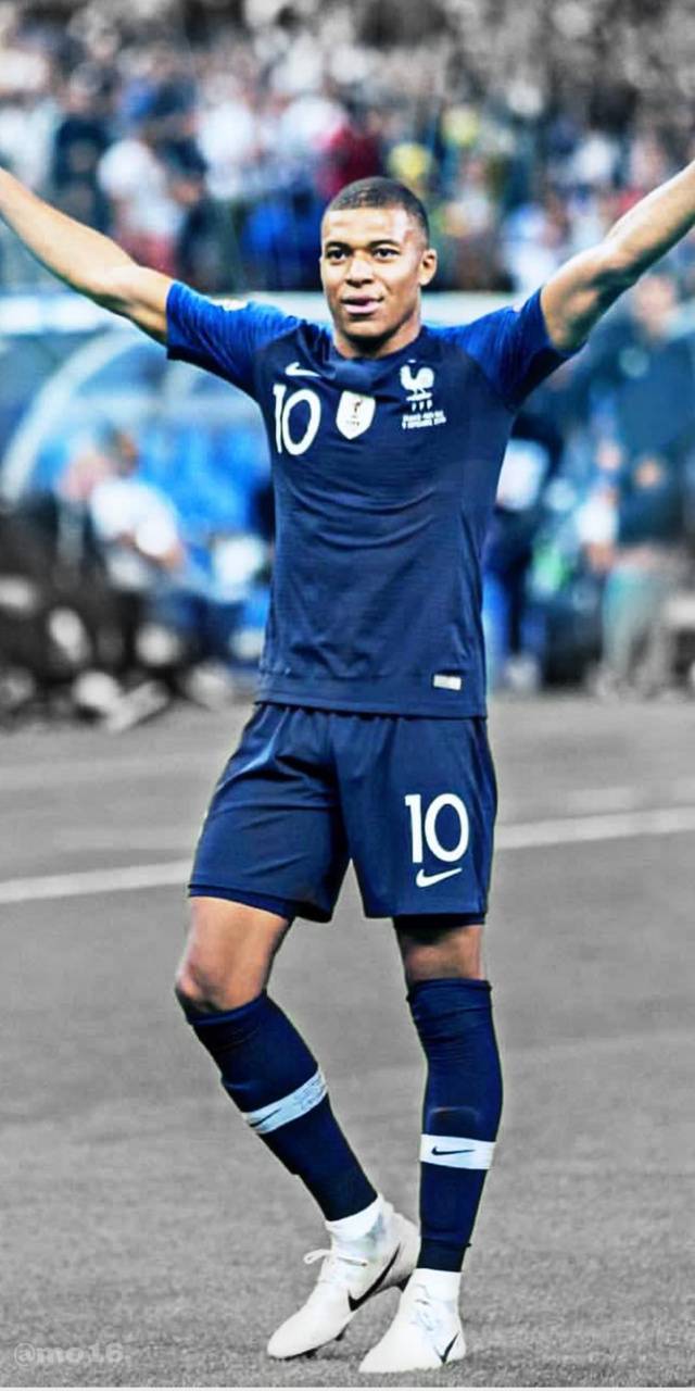 640x1280 Mbappe 10 France wallpaper