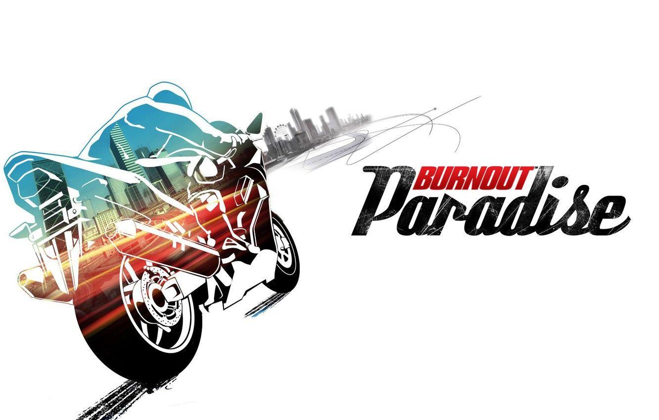 1332x850 Wallpaper the city, motorcycle, bike, burnout, paradise image for desktop, section игры