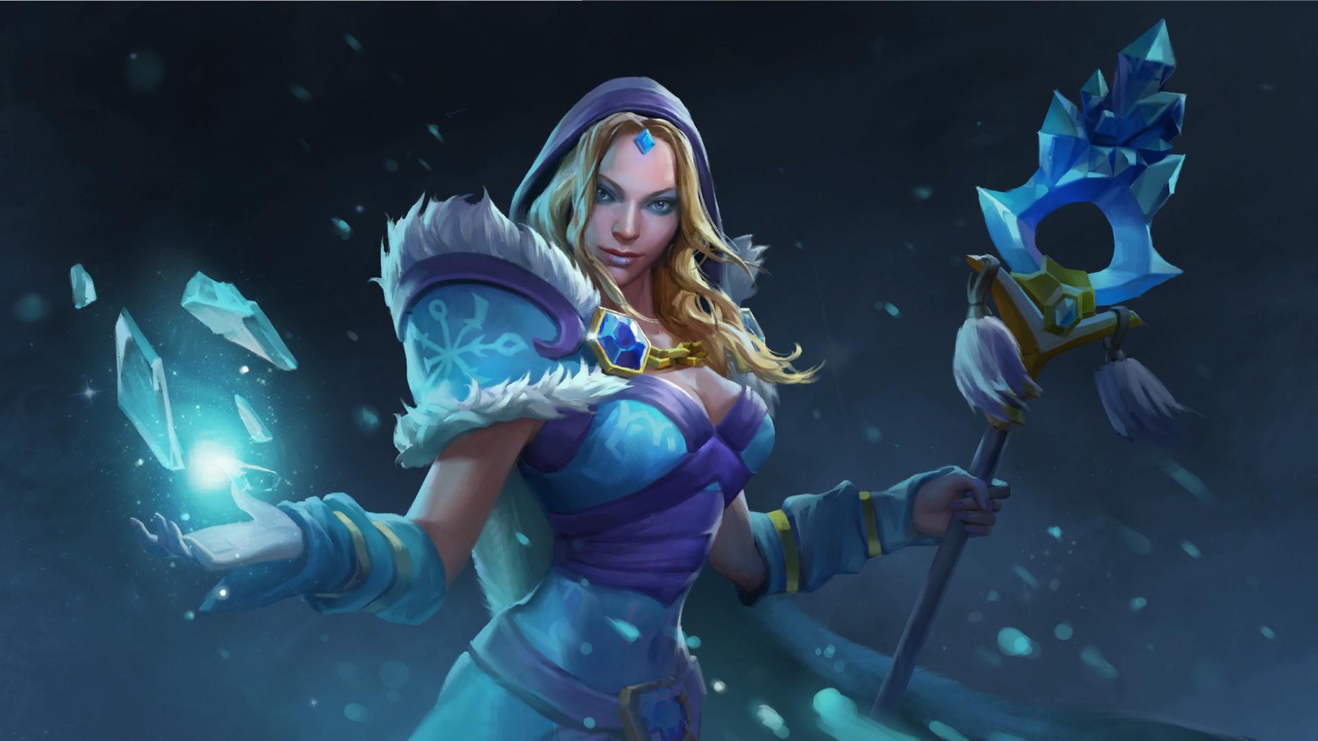 1920x1080 Android Crystal Maiden Dota 2 Wallpaper