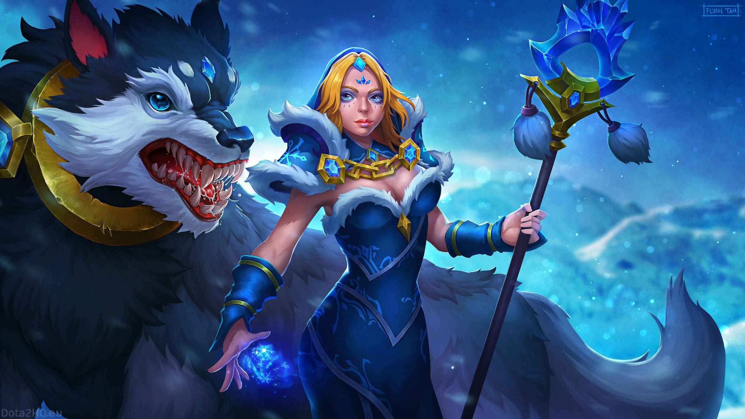2560x1440 Crystal Maiden DotA 2 2560x1024 Resolution Wallpaper, HD Games 4K Wallpaper, Image, Photo and Background