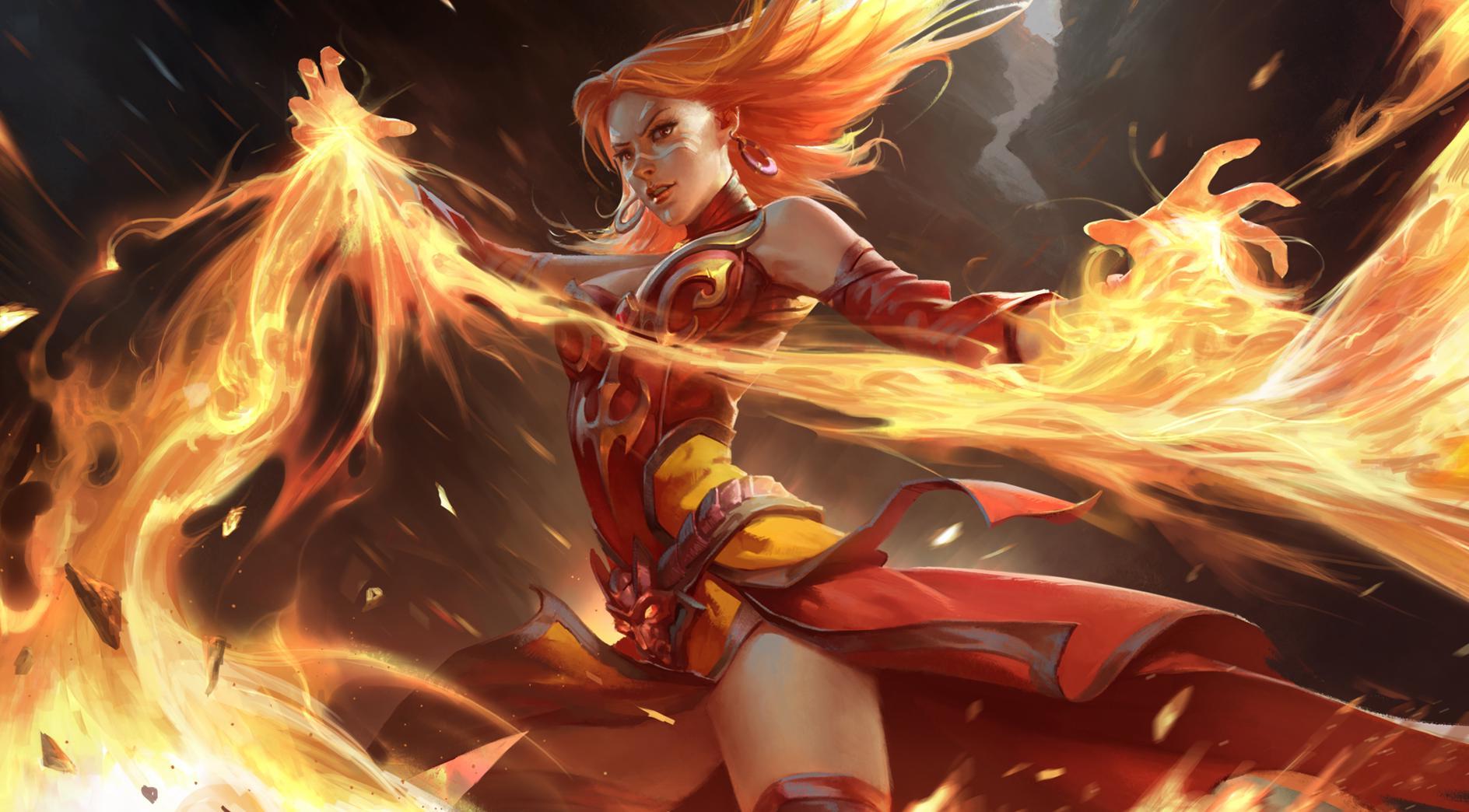 1888x1044 Dota Lina Inverse, Valve Corporation Wallpaper HD / Desktop and Mobile Background