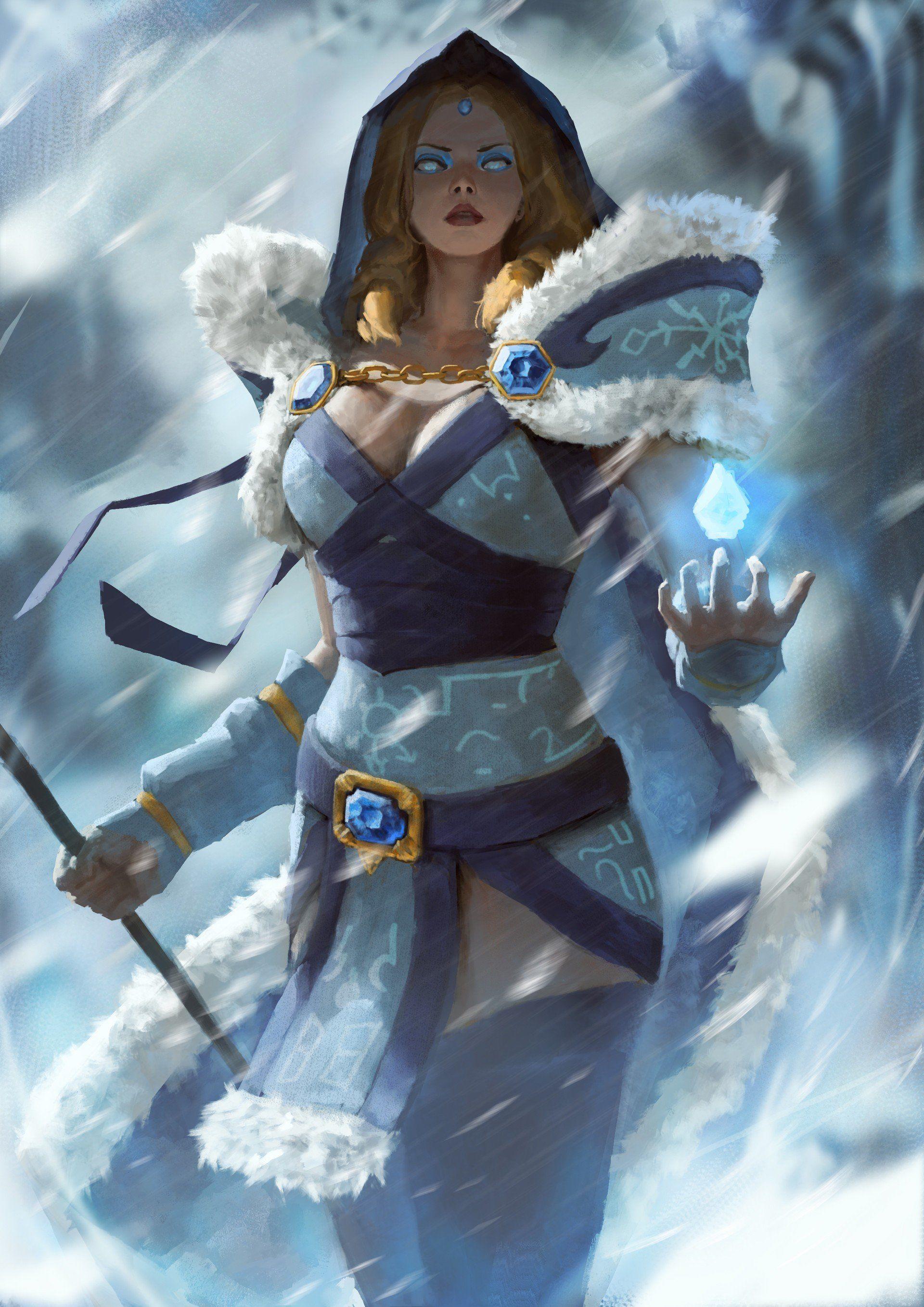 1920x2716 Dota Crystal Maiden (DOTA2) Wallpaper HD / Desktop and Mobile Background