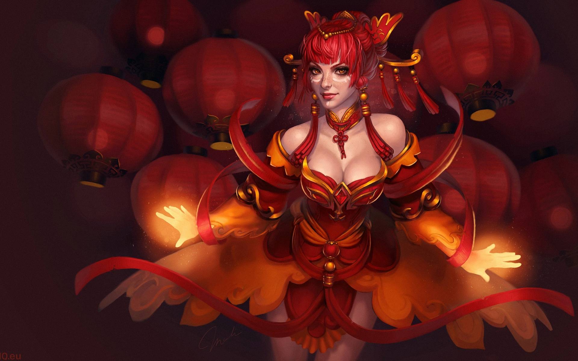 1920x1200 dota lina, slayer 1200P Wallpaper, HD Games 4K Wallpaper, Image, Photo and Background