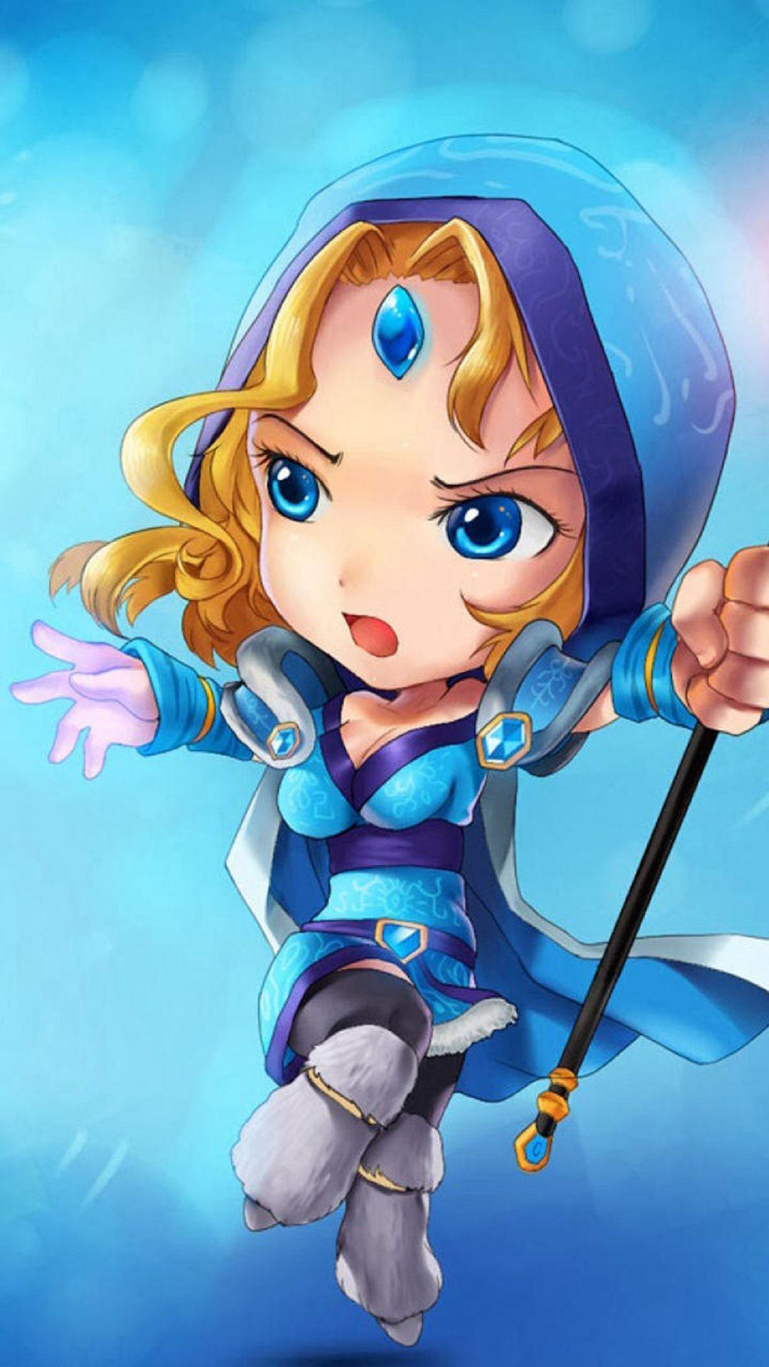 1080x1920 Dota 2 Crystal Maiden Wallpaper Android Wallpaper